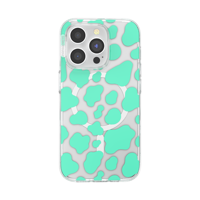 Turquoise Cow Cow — iPhone 15 Pro MagSafe Case
